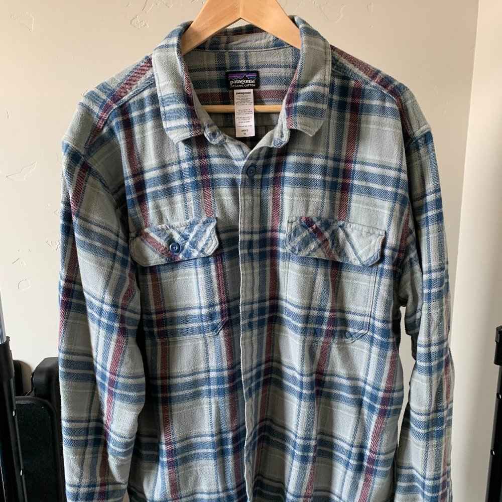 Men's Long-Sleeved Fjord Flannel Shirt - XL